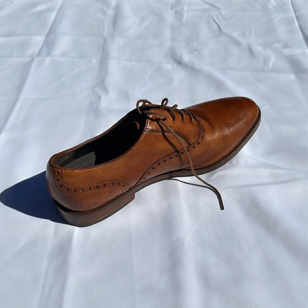 Cole Haan Grand.ØS Mens Brown Dress Shoe, Size 10.5 - Picture 4 of 9